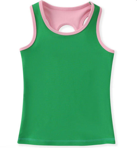 Country Club Green/Pink Tank