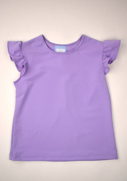 Angel Sleeve Top, Lavender