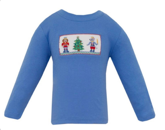 NUTCRAKER´S BOY´S - Periwinkle blue knit Boy's T-shirt L/S
