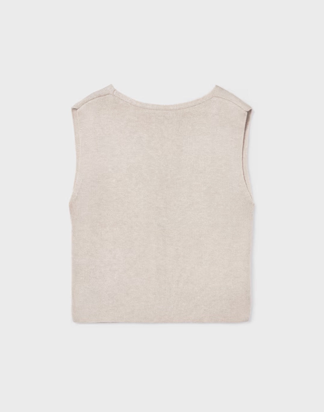 Mixed Almond Girls Knit Top