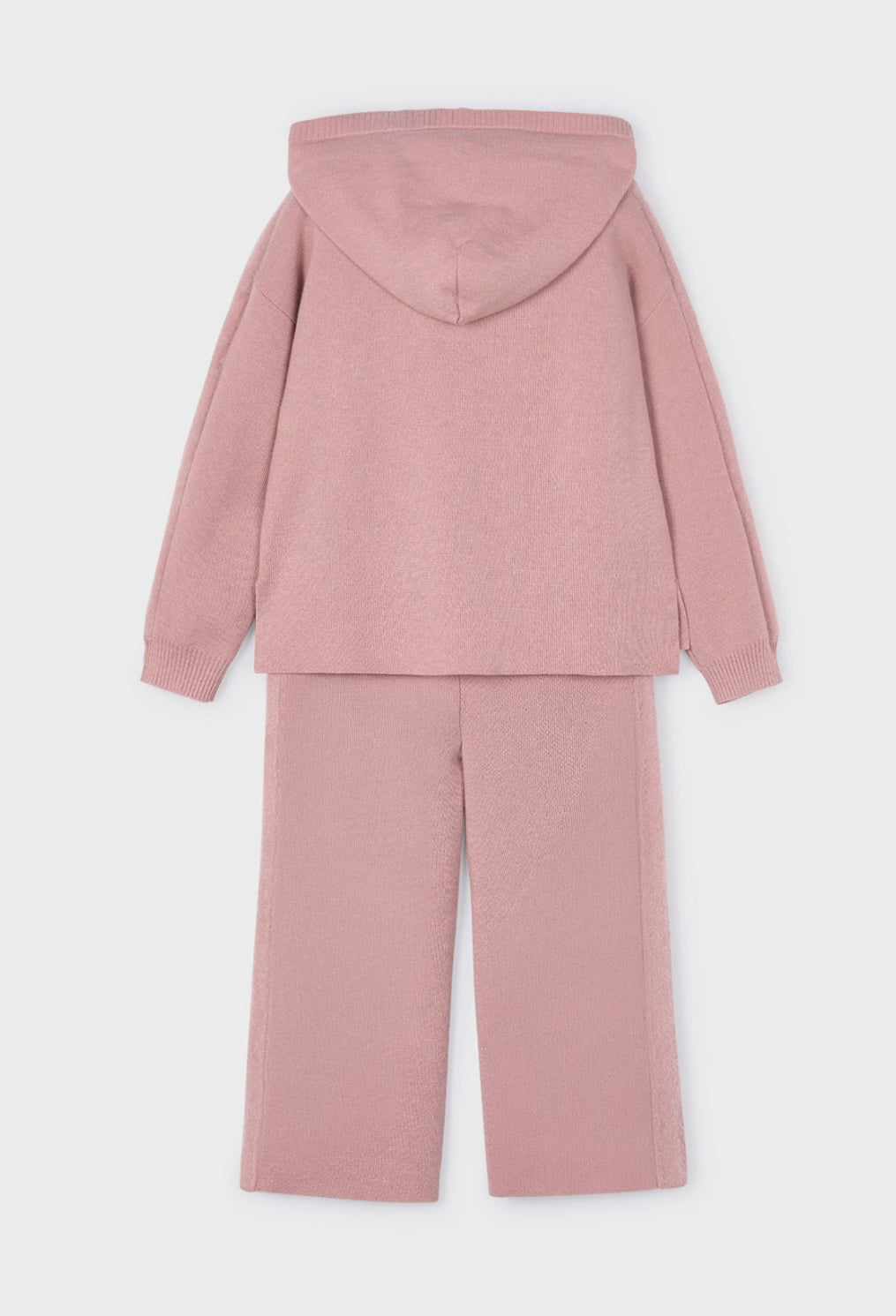 Girl Knit Pants and Hoodie Set- Makeup