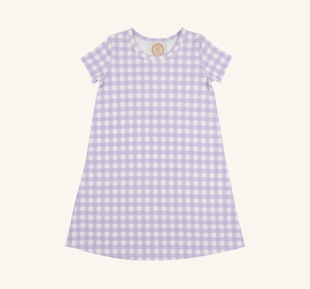 Polly Play Dress-SS-Lauderdale Lavender Gingham