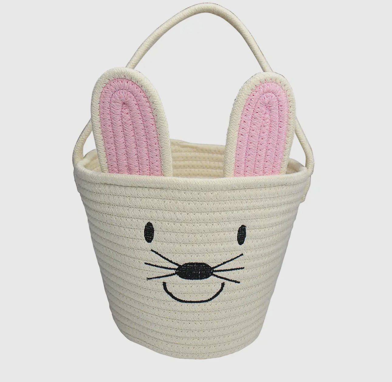 Rope Easter Basket- Creamy Bunny