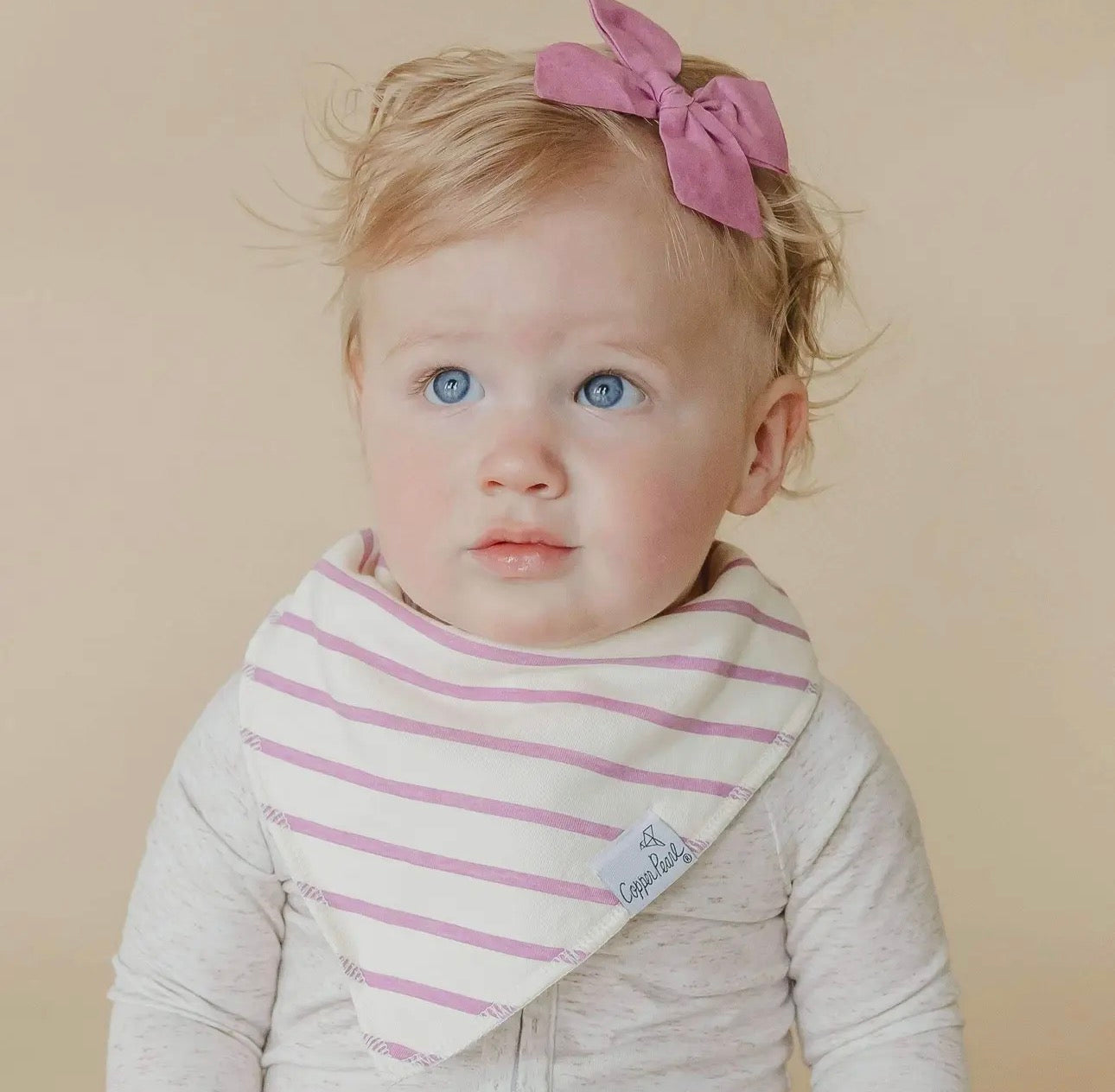 Morgan- 4 Pack Baby Bandana Bibs