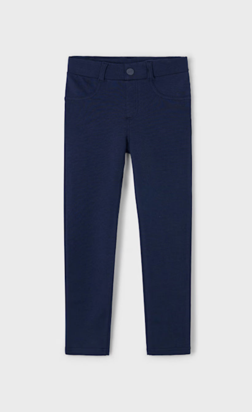 Girl Skinny Pants- Navy
