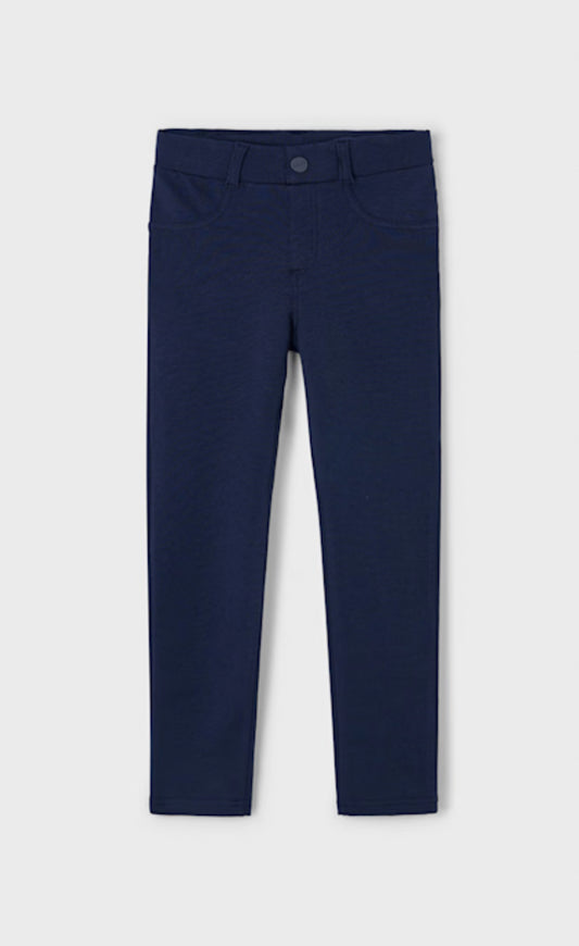 Girl Skinny Pants- Navy