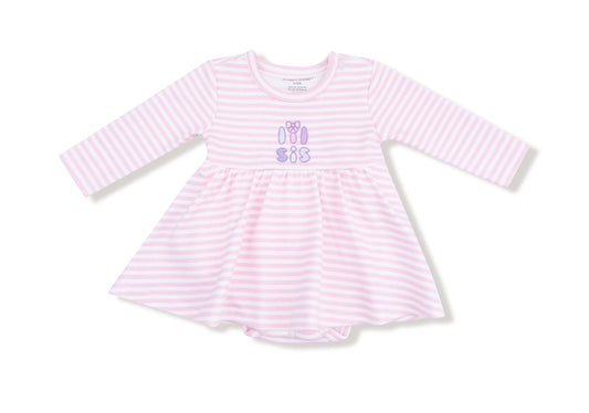 Organic Cotton Jersey Lil Sis-L/S Play Bodysuit Dress