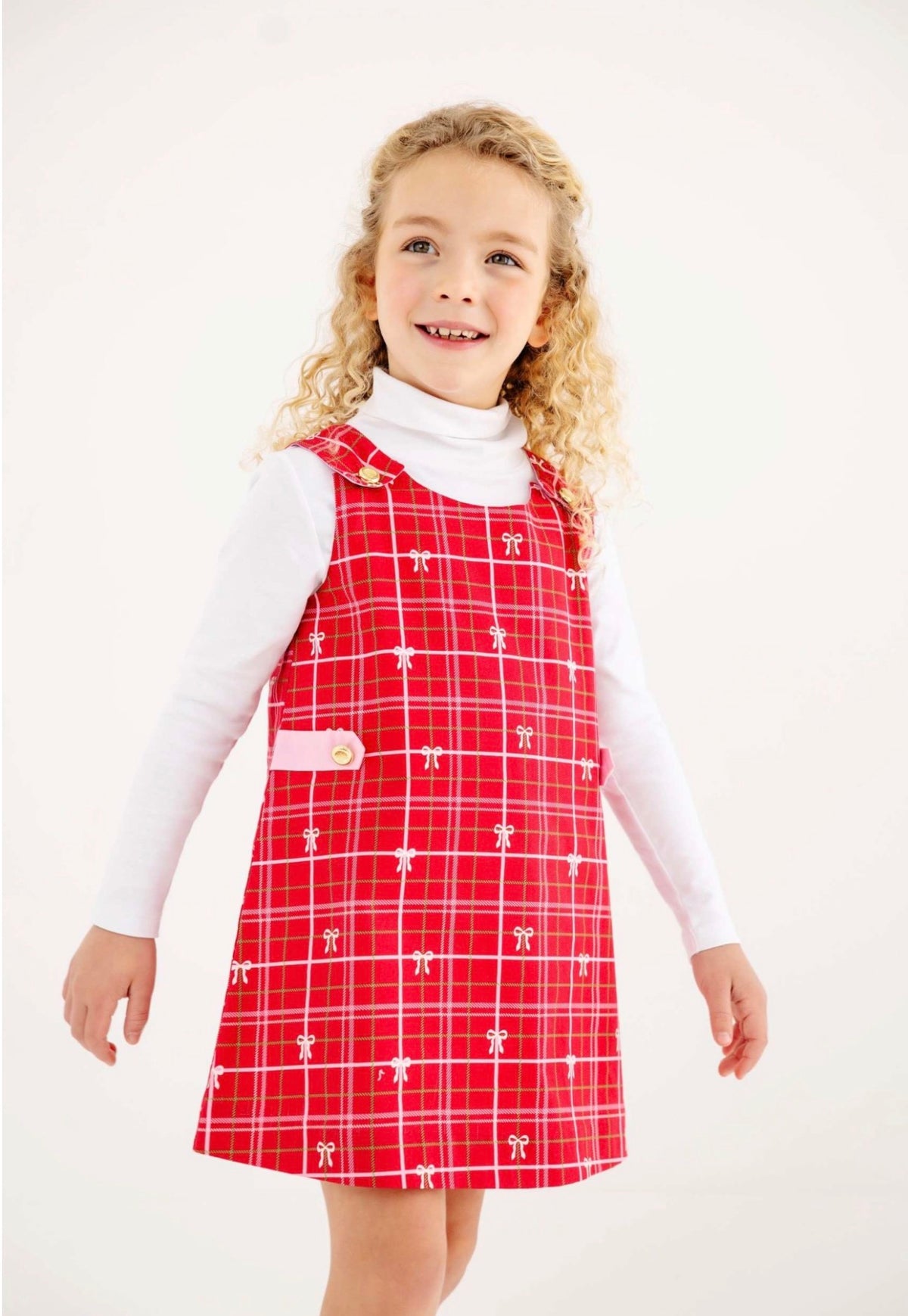 Jannie Jumper-Flannel- Torrington Tartan/Pier Party Pink