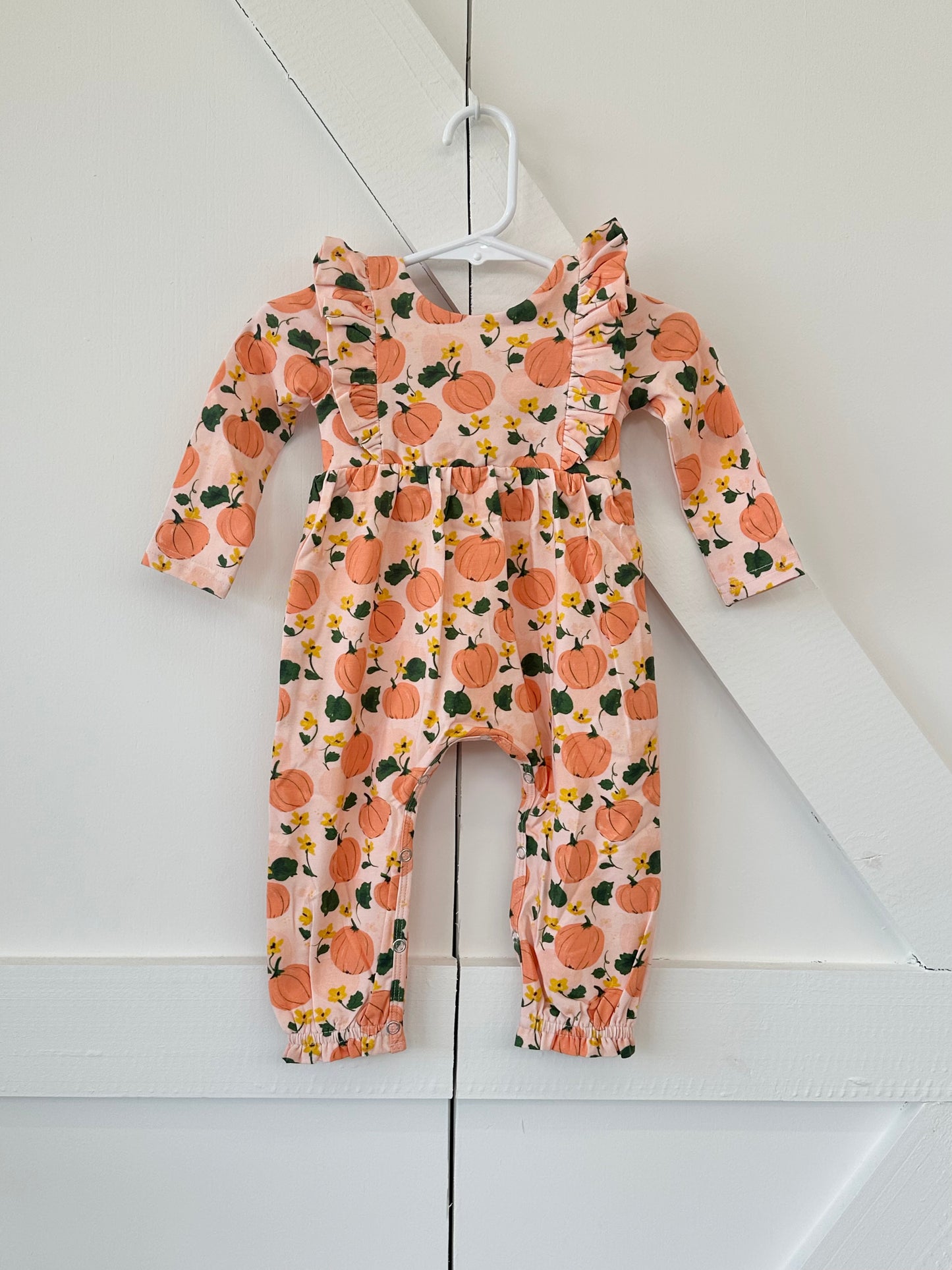 Mabel Romper in Pumpkin