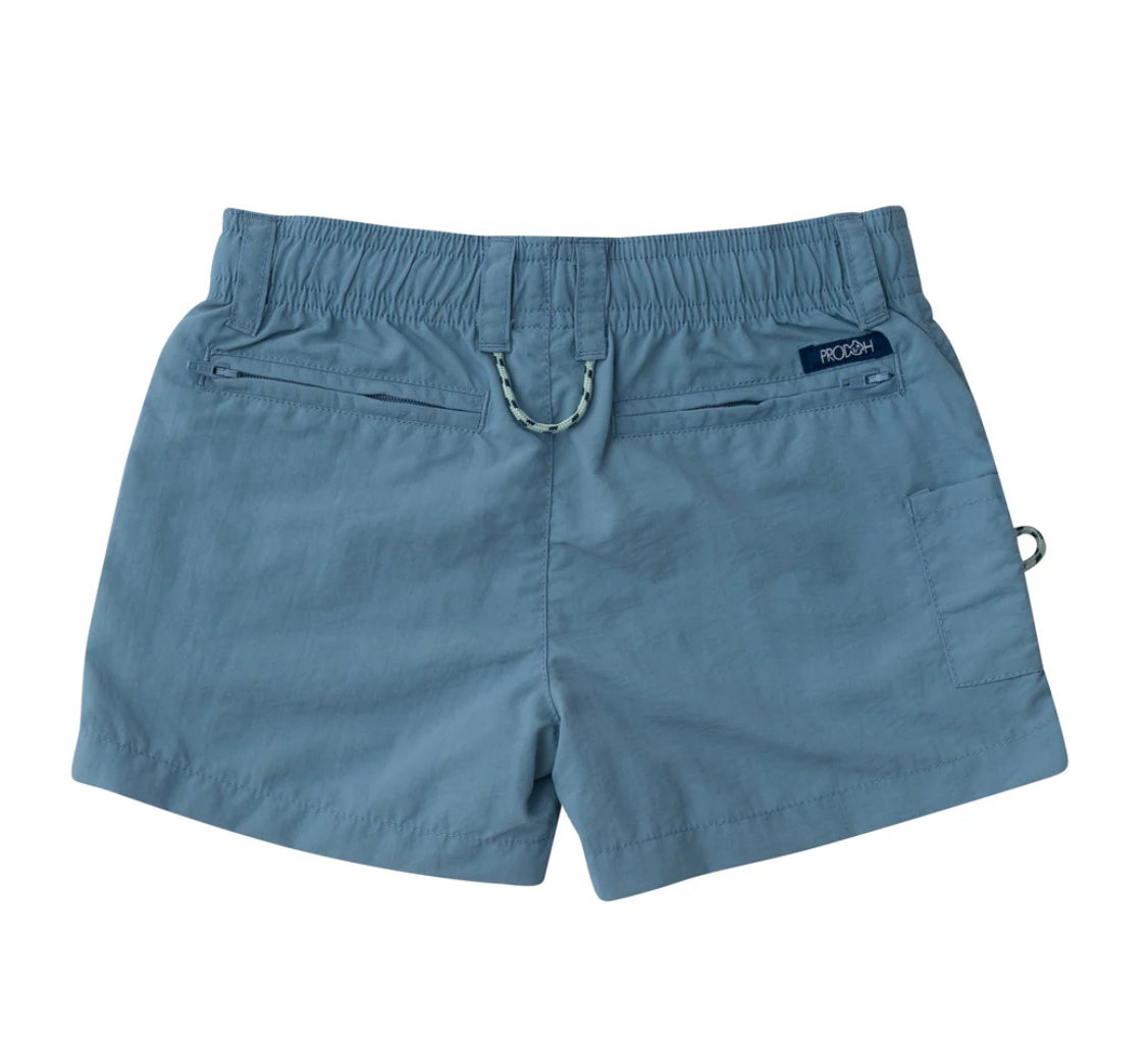 Boys’ Outrigger Performance Short in Provincial Blue
