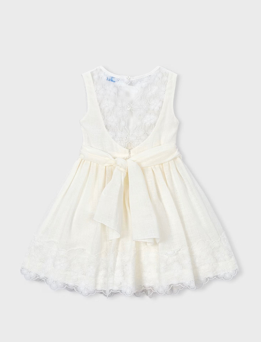 Natural-Girl Embroidered Dress