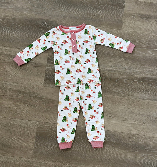PIMA-Christmas Pup L/S Pjs-Boy