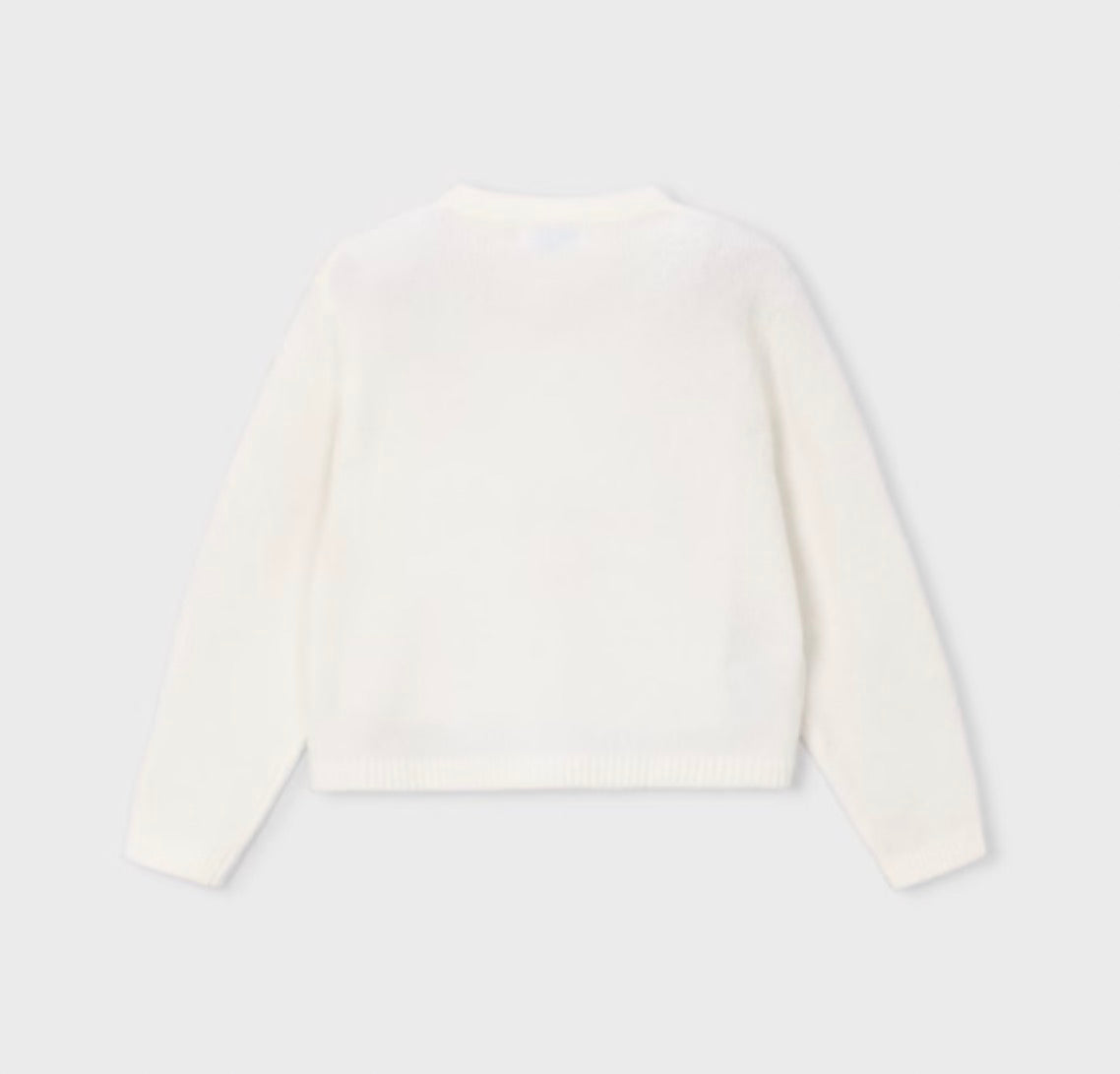 Girls Knit Cardigan w/Bows