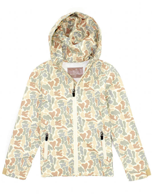 Boys Canopy Rain Jacket Field Camo