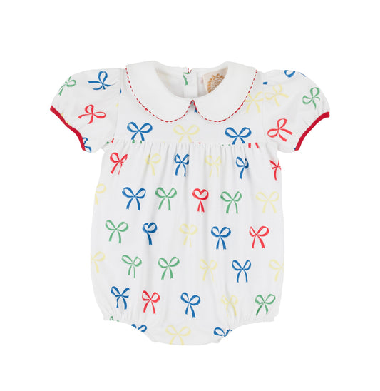Cindy Lou Bubble-Pima- Ribbon Reminder/Worth Ave White/Richmond Red