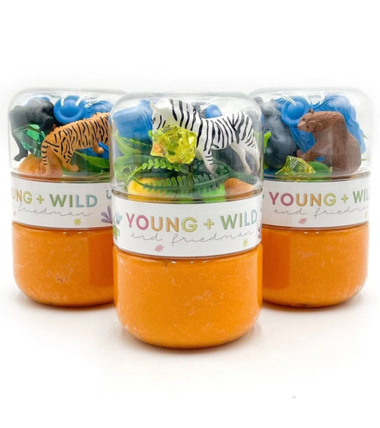 Zoo- Grab & Go Dough Jar