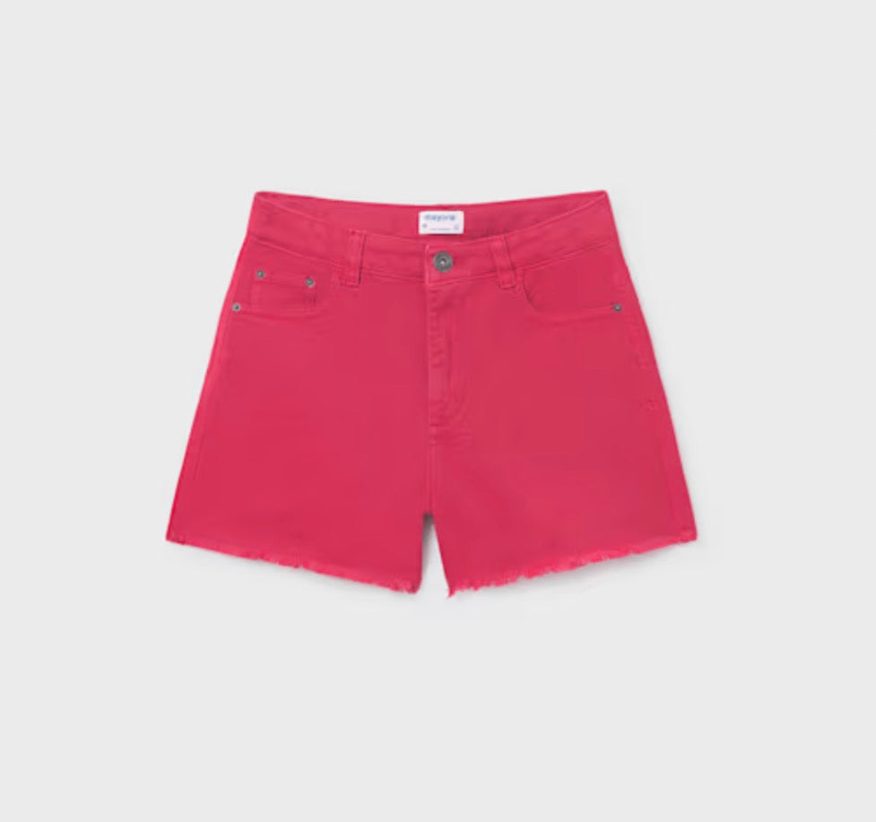 Cherry-Girl Twill Shorts