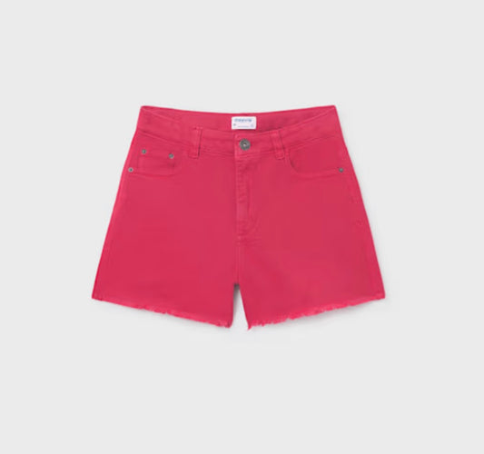 Cherry-Girl Twill Shorts