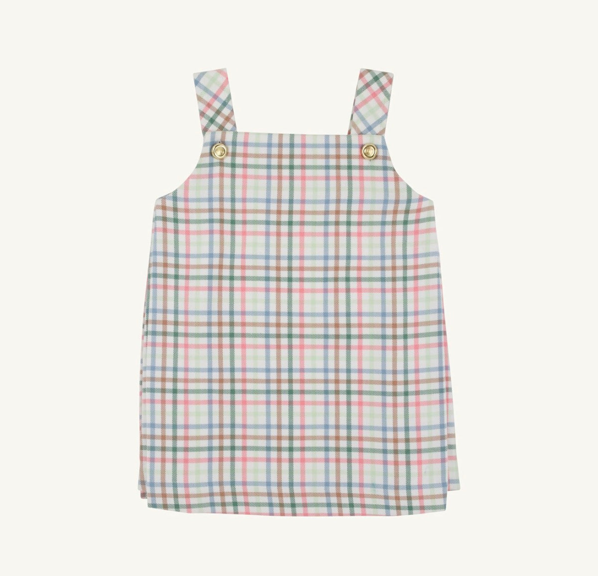 Pleated Ginny Jumper-Manalapan Plaid