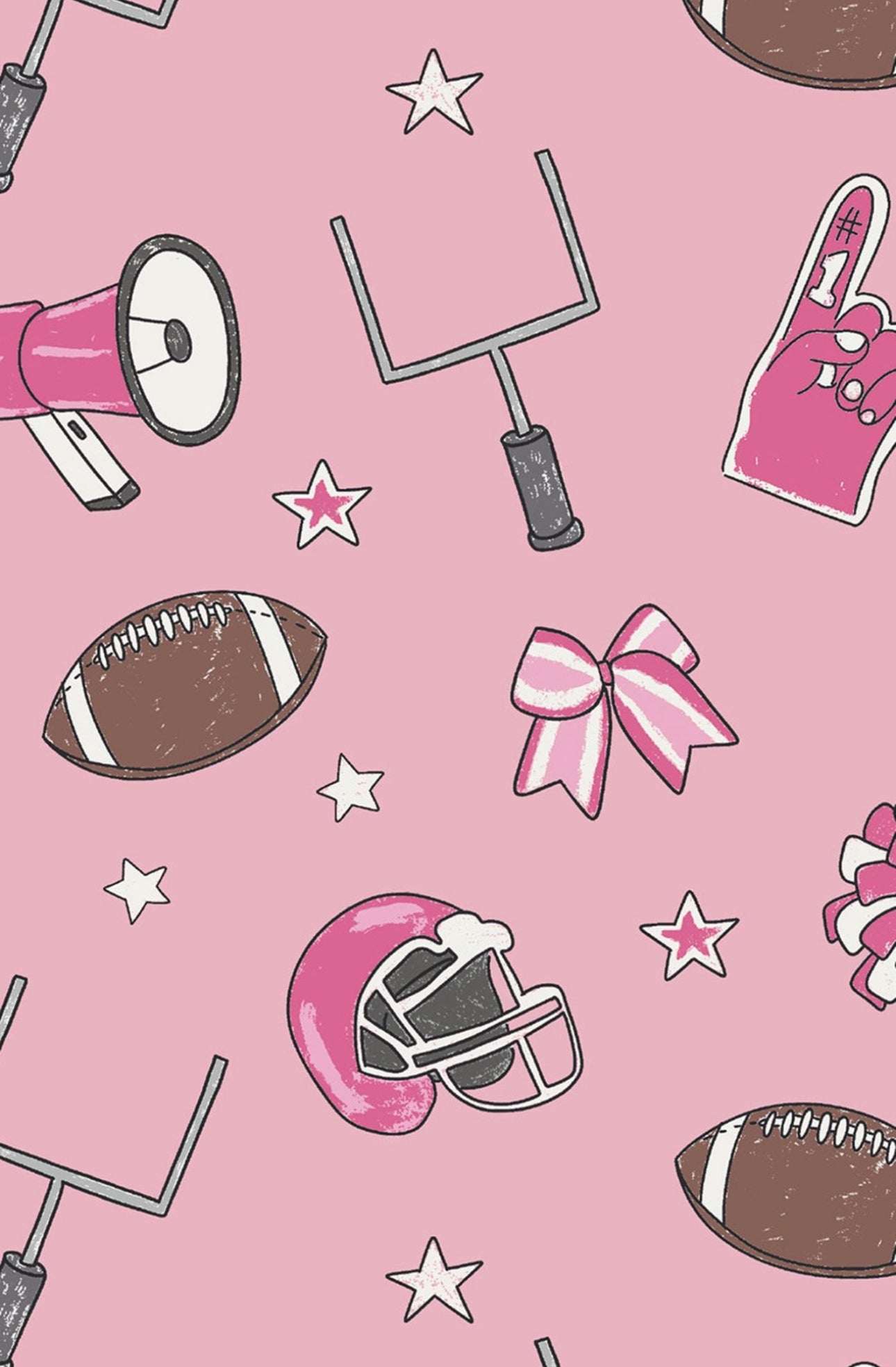 Pink Game Day-2 Way Zipper Romper