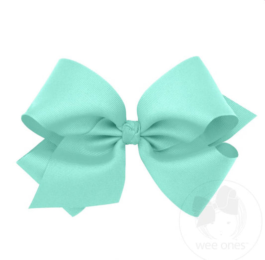 New Aqua-King Classic Grosgrain Hair Bow (Knot Wrap)
