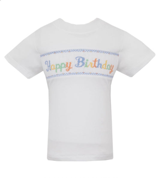 HAPPY BIRTHDAY BOY´S- White Knit Boy's T-shirt