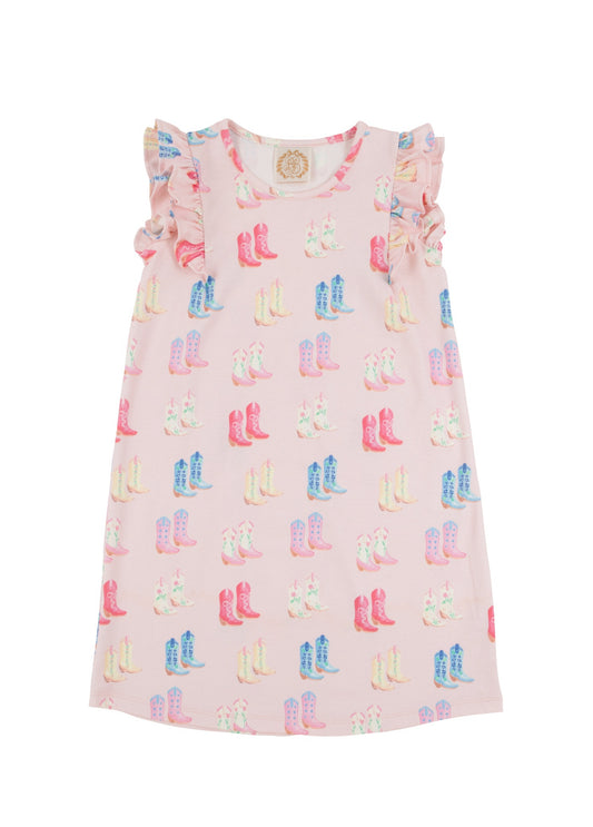 Ruehling Ruffle Dress- Cute to Boot