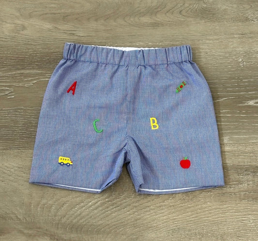 ABC Leo Short, Royal Blue Micro