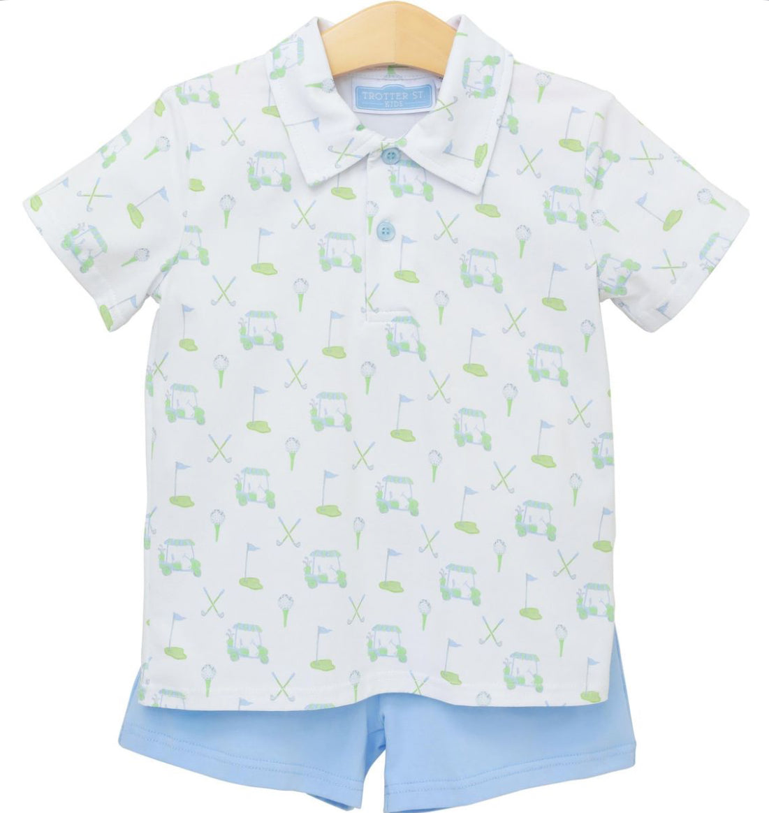 Caddy Club Polo Short Set