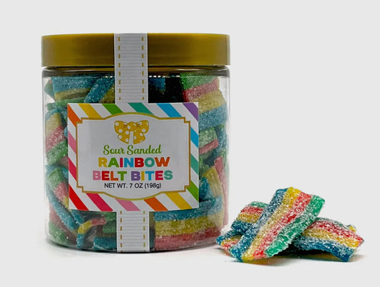 Sour Rainbow Belt Bites