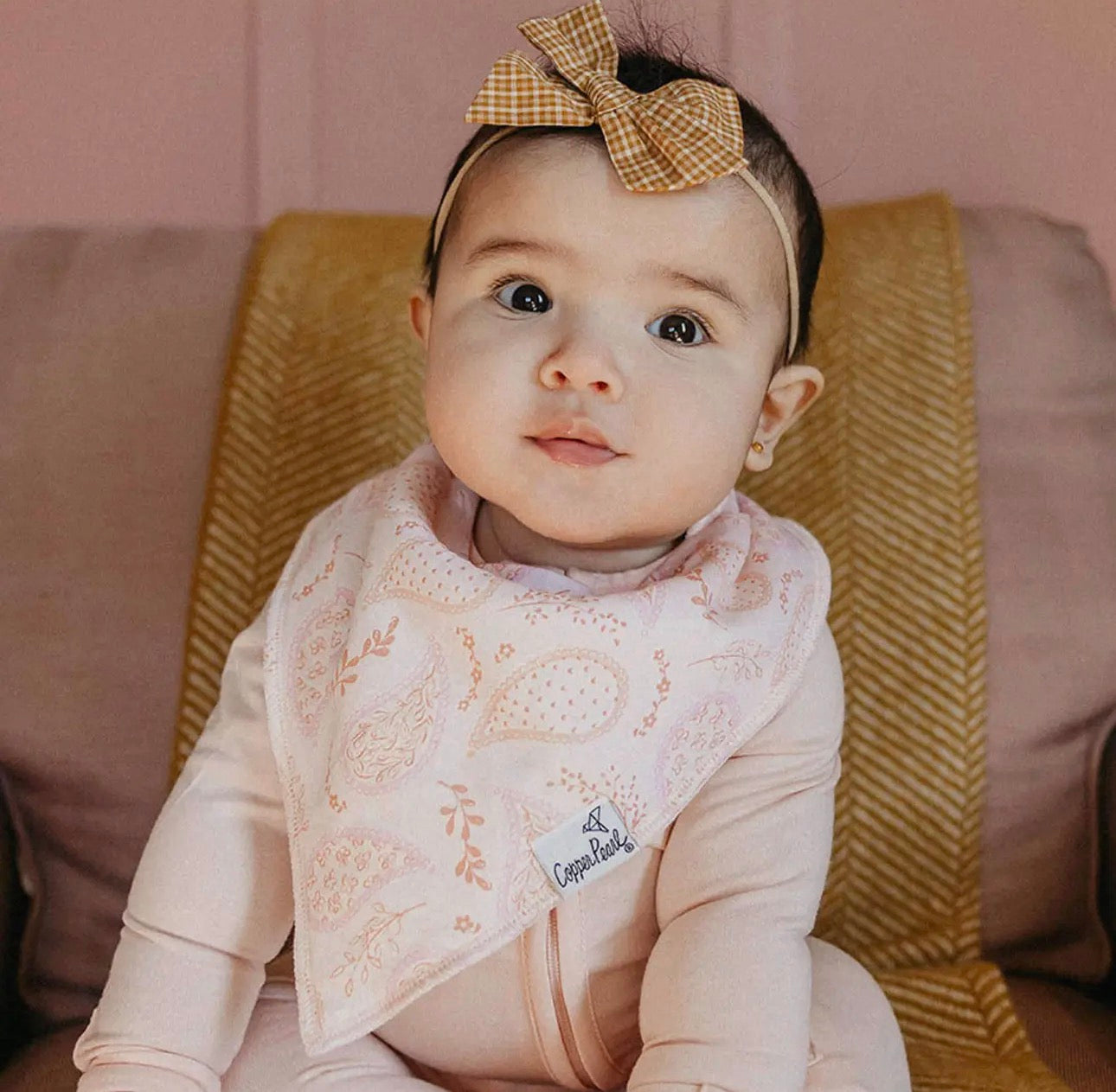 Cheyenne- 4 Pack Baby Bandana Bibs