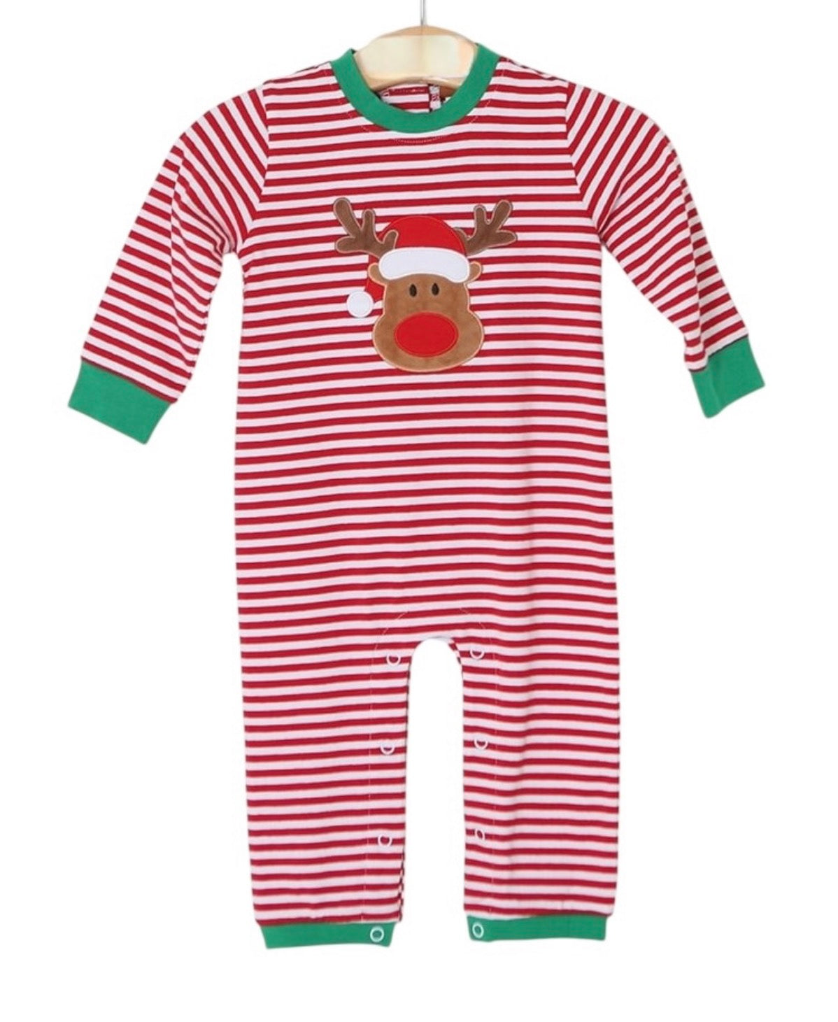 Reindeer Applique Boys Romper