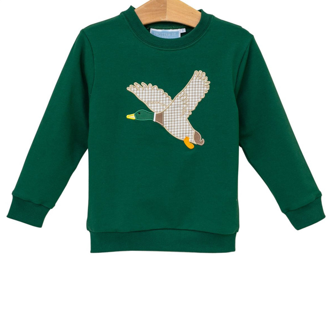 French Terry Pullover- Mallard