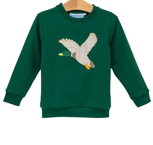 French Terry Pullover- Mallard