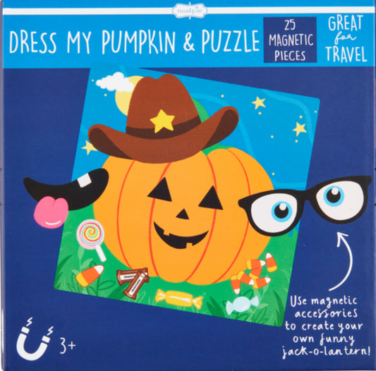 Blue Dress My Pumpkin Puzzle Set