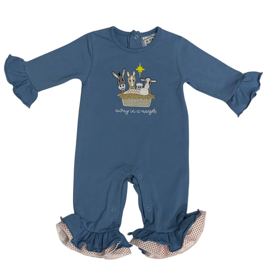 Away in a Manager Girls Romper