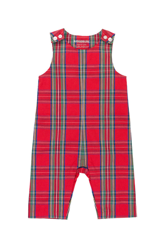 Longall Romper-Tis The Season Plaid