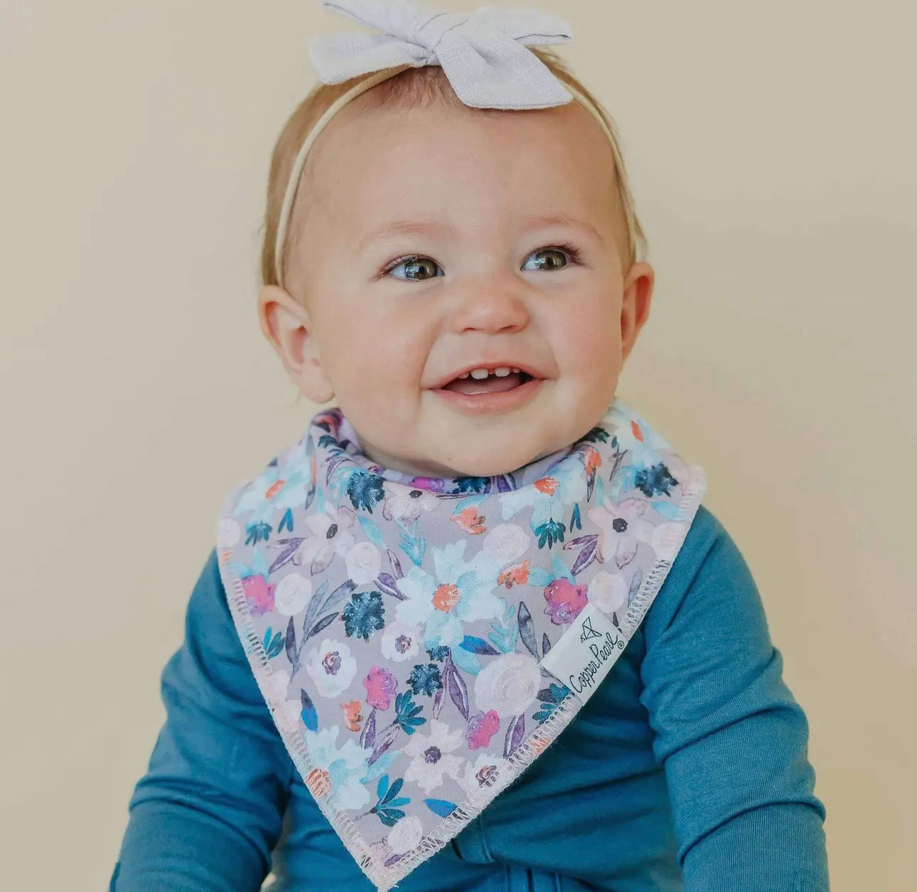 Morgan- 4 Pack Baby Bandana Bibs