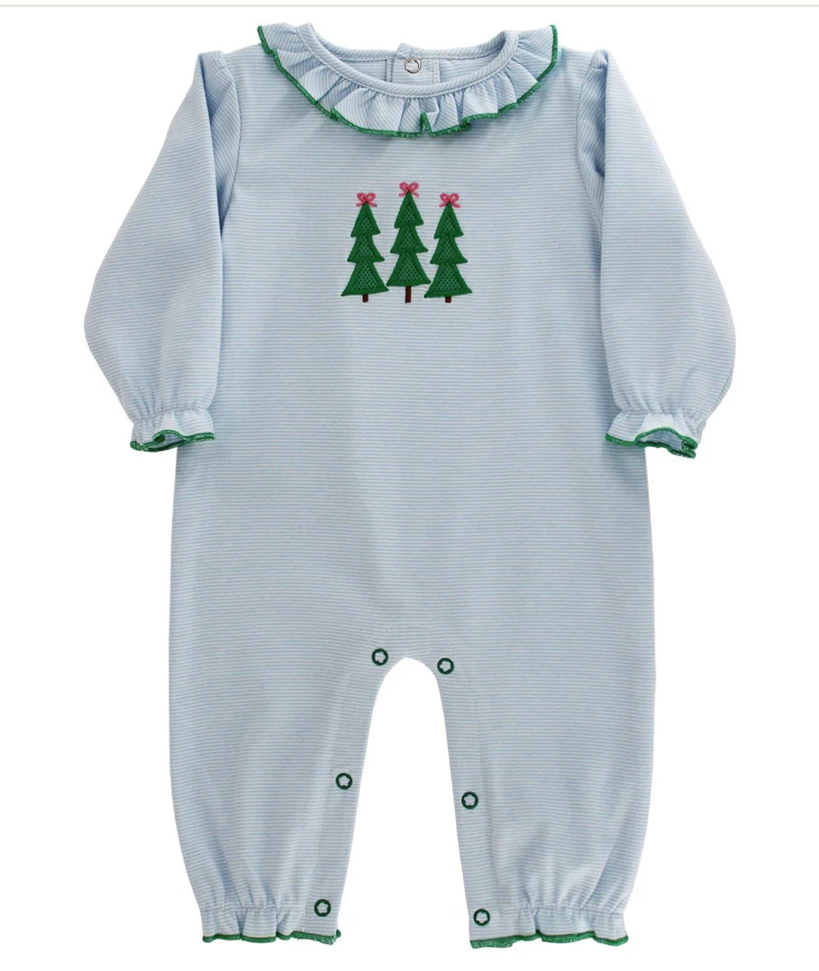 Enchanted Evergreens Girls Knit Romper