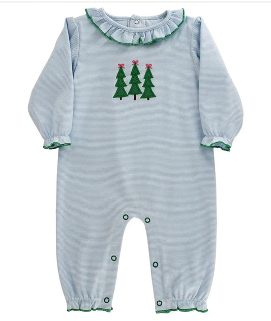 Enchanted Evergreens Girls Knit Romper