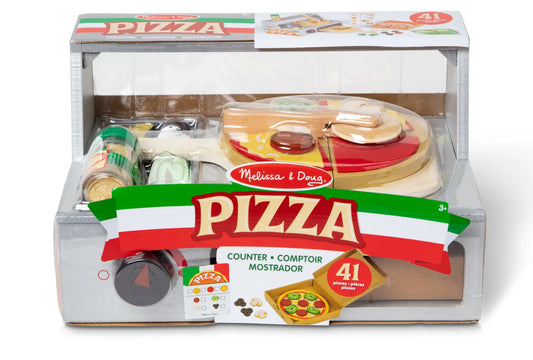 Top & Bake Pizza Counter - Wooden Play Food