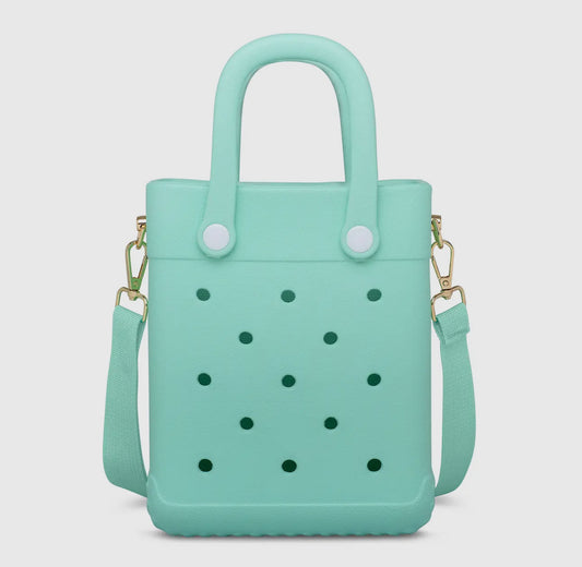 Mint Charm Summer Beach Mini Tote Bag