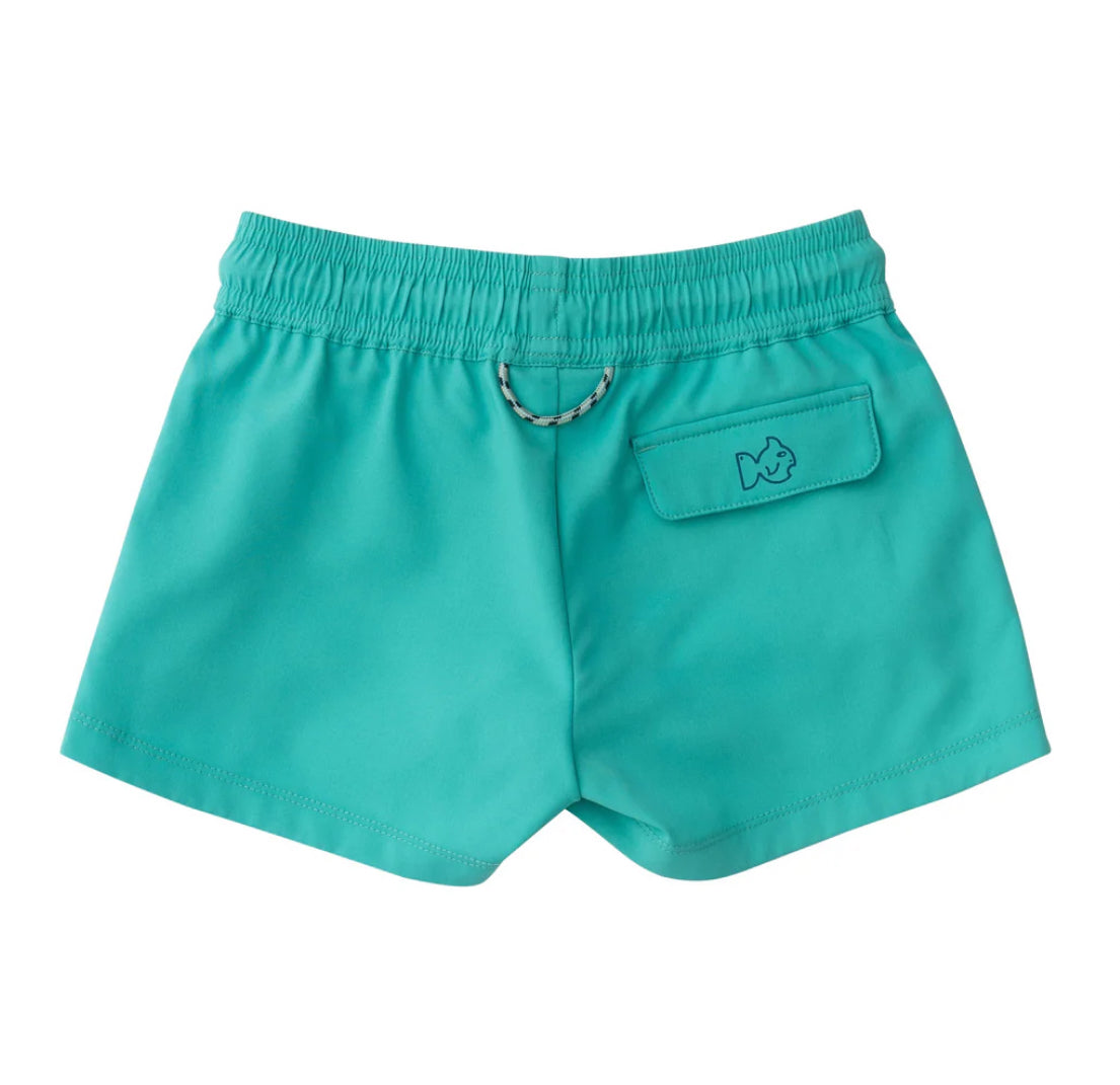 Girls’ Beach Cruiser Short in Atlantis Green