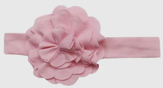 Layette Basic- Rose Shadow Lily Pad Headband-Small