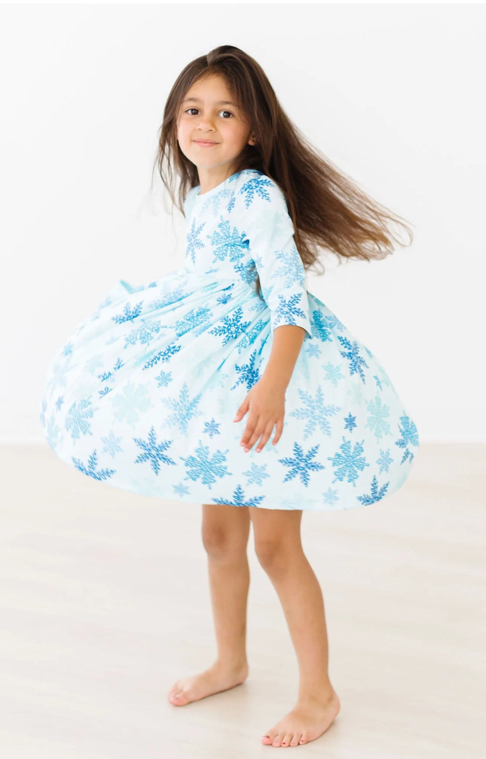 Winter Wonderland Pocket Twirl Dress