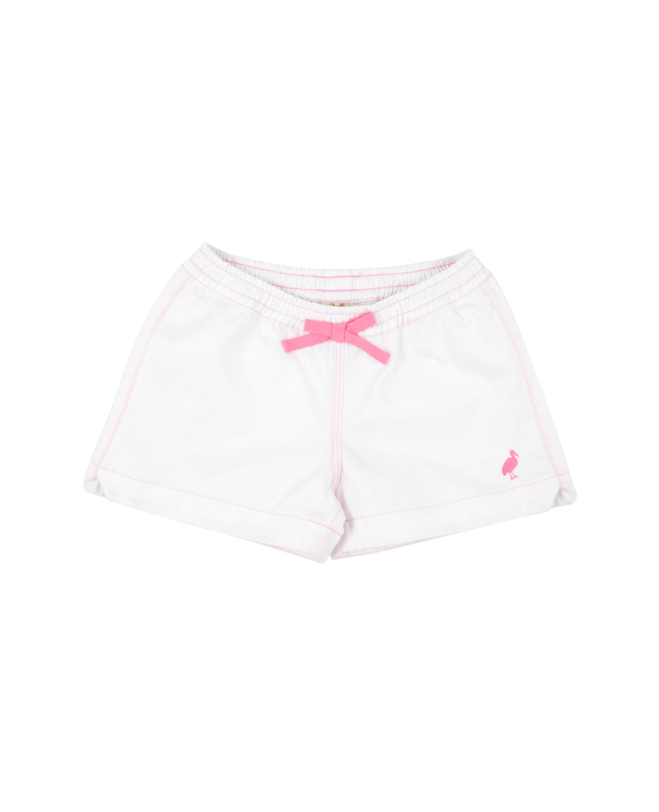 Cheryl Shorts-Worth Avenue White/Hamptons Hot Pink