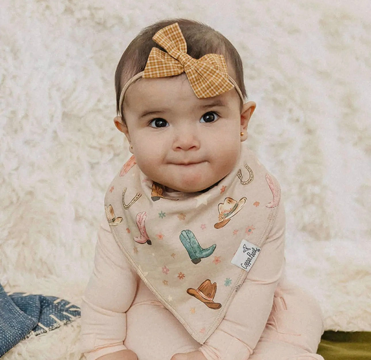 Cheyenne- 4 Pack Baby Bandana Bibs