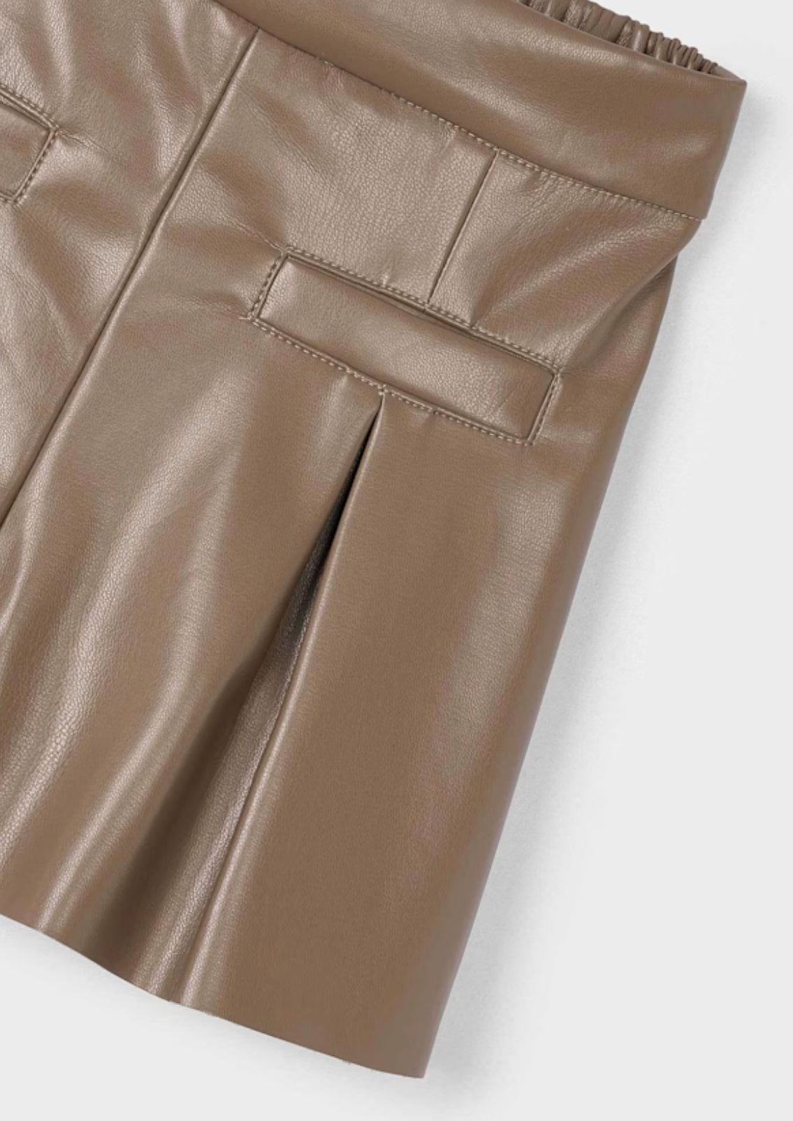 Girl Leatherette Shorts
