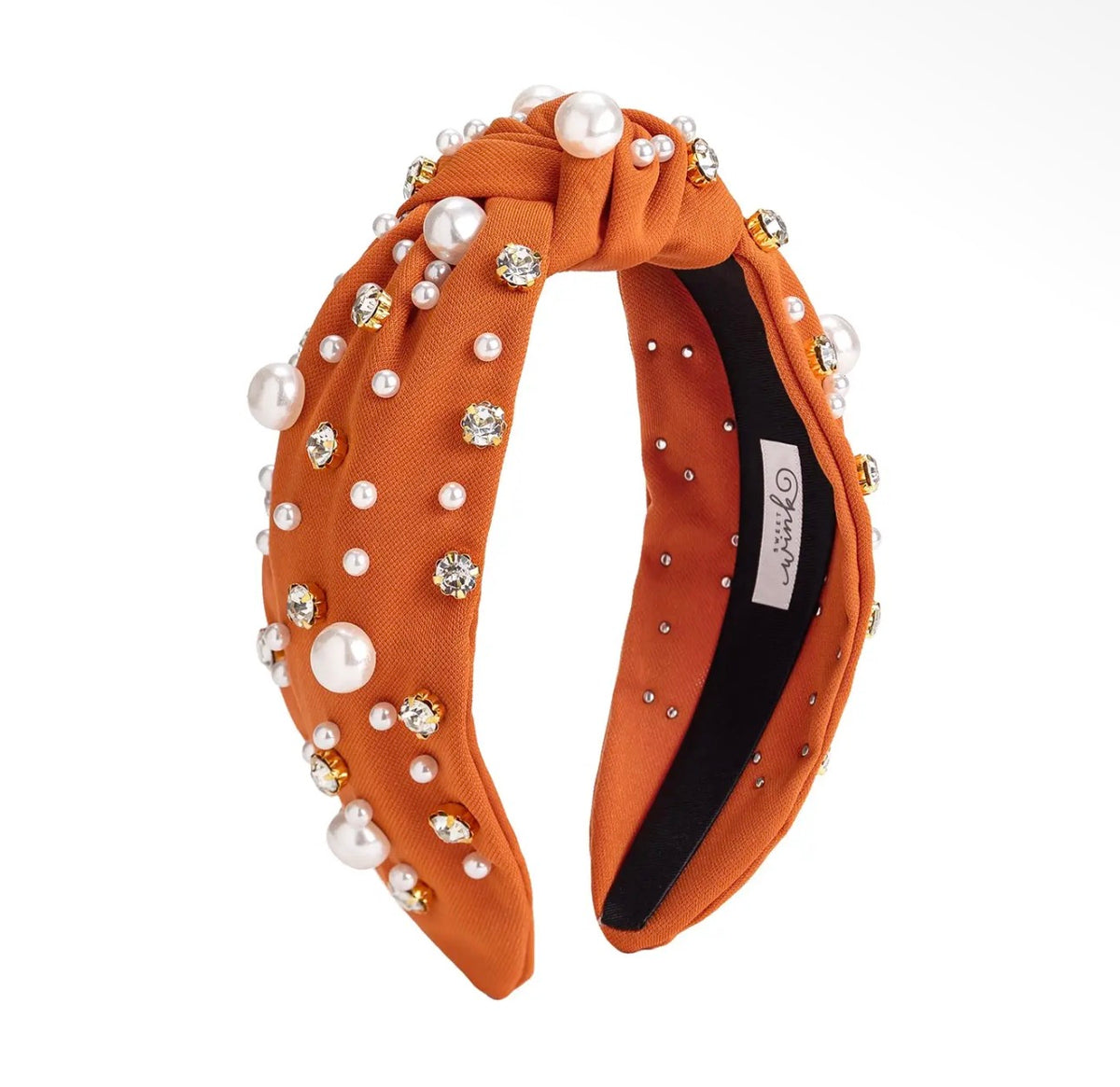 Spice Pearl Gemstone Headband-Large
