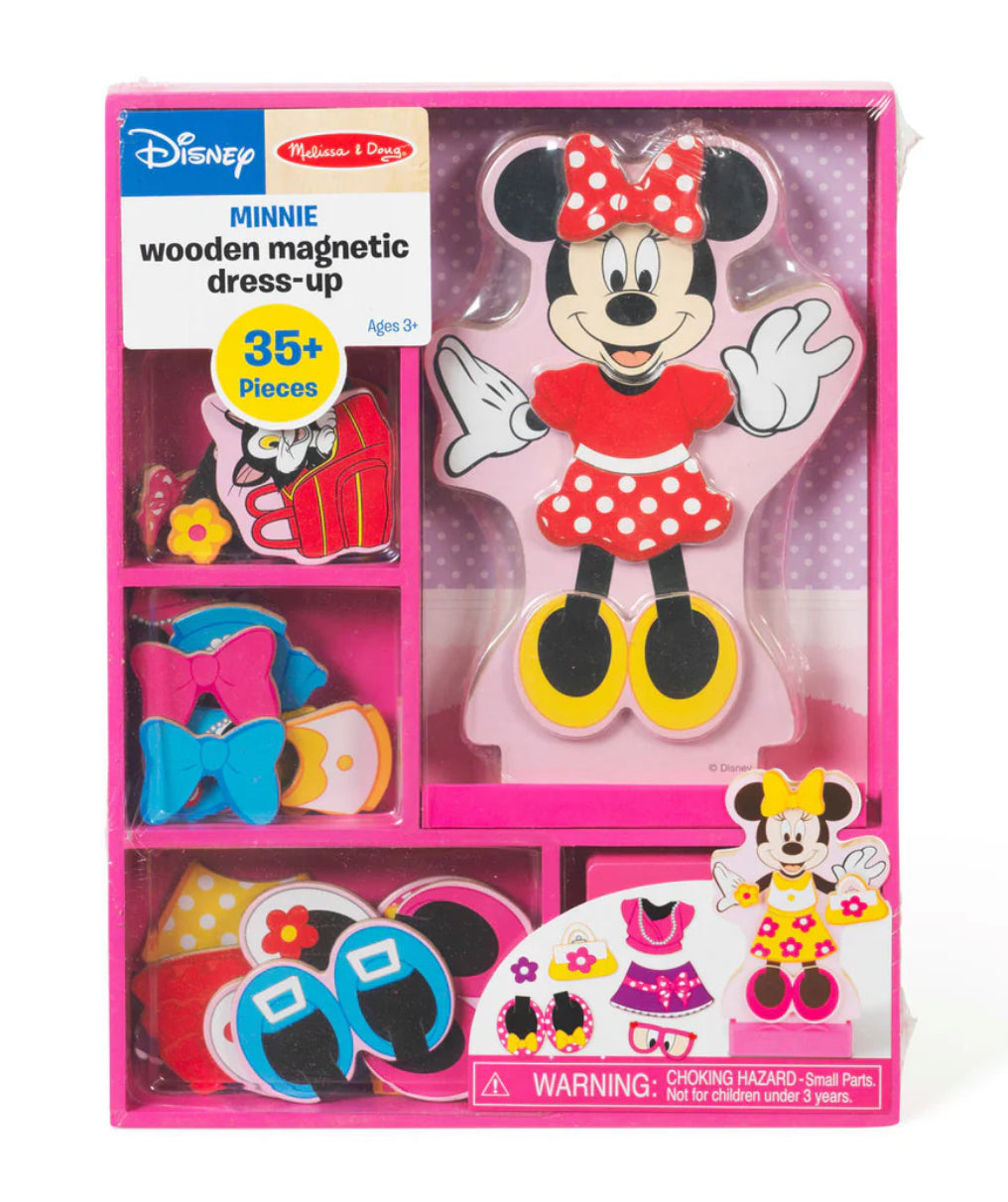 Disney Minnie Wooden Magnetic Dress-Up